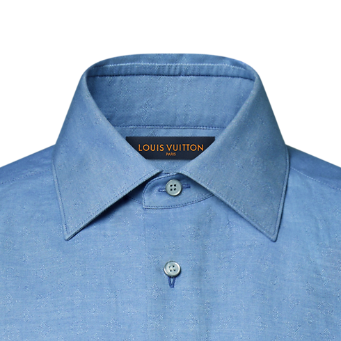 Men - Monogram Long-Sleeved Shirt Men Ready-to-Wear Shirts | LOUIS VUITTON (Product zoom)