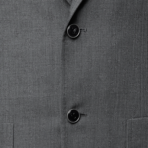 Men - Monogram Napolitana Jacket Men New In Men } | LOUIS VUITTON (Product zoom)