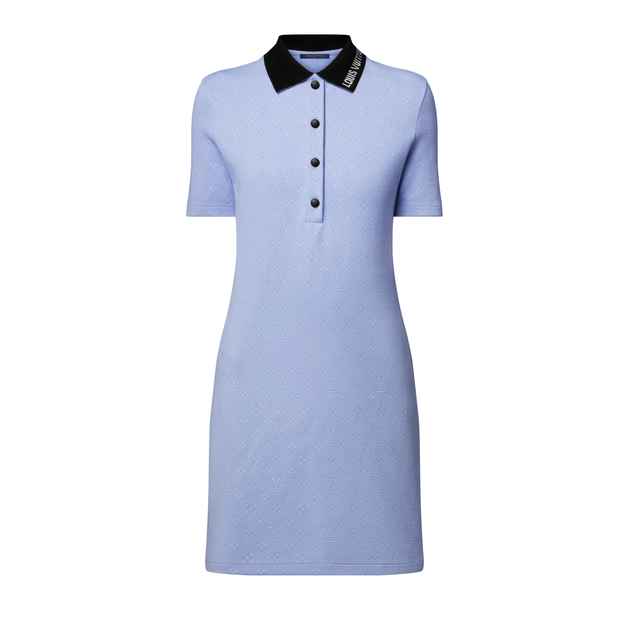 Women - Monogram Piqué Polo Dress  Women Ready-to-Wear Dresses | LOUIS VUITTON (Product zoom)