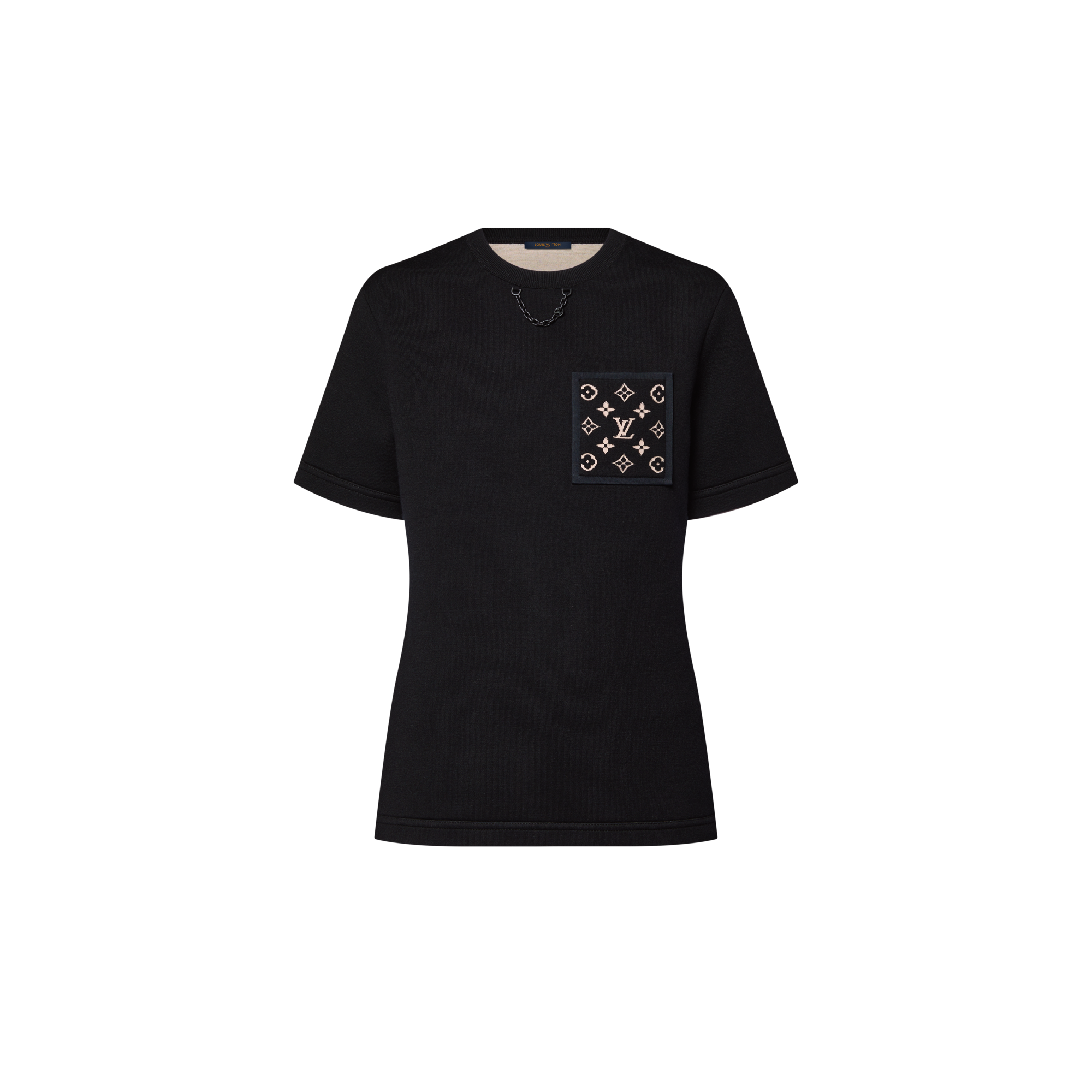 Women - Monogram Pocket T-Shirt  Women Ready-to-Wear Tops | LOUIS VUITTON (Product zoom)