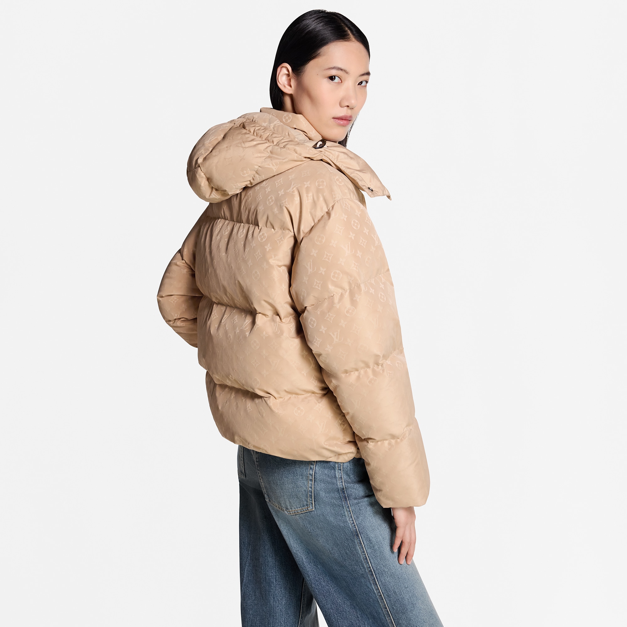 Women - Monogram Puffer Jacket  Women Ready-to-Wear Coats and Jackets | LOUIS VUITTON (Product zoom)