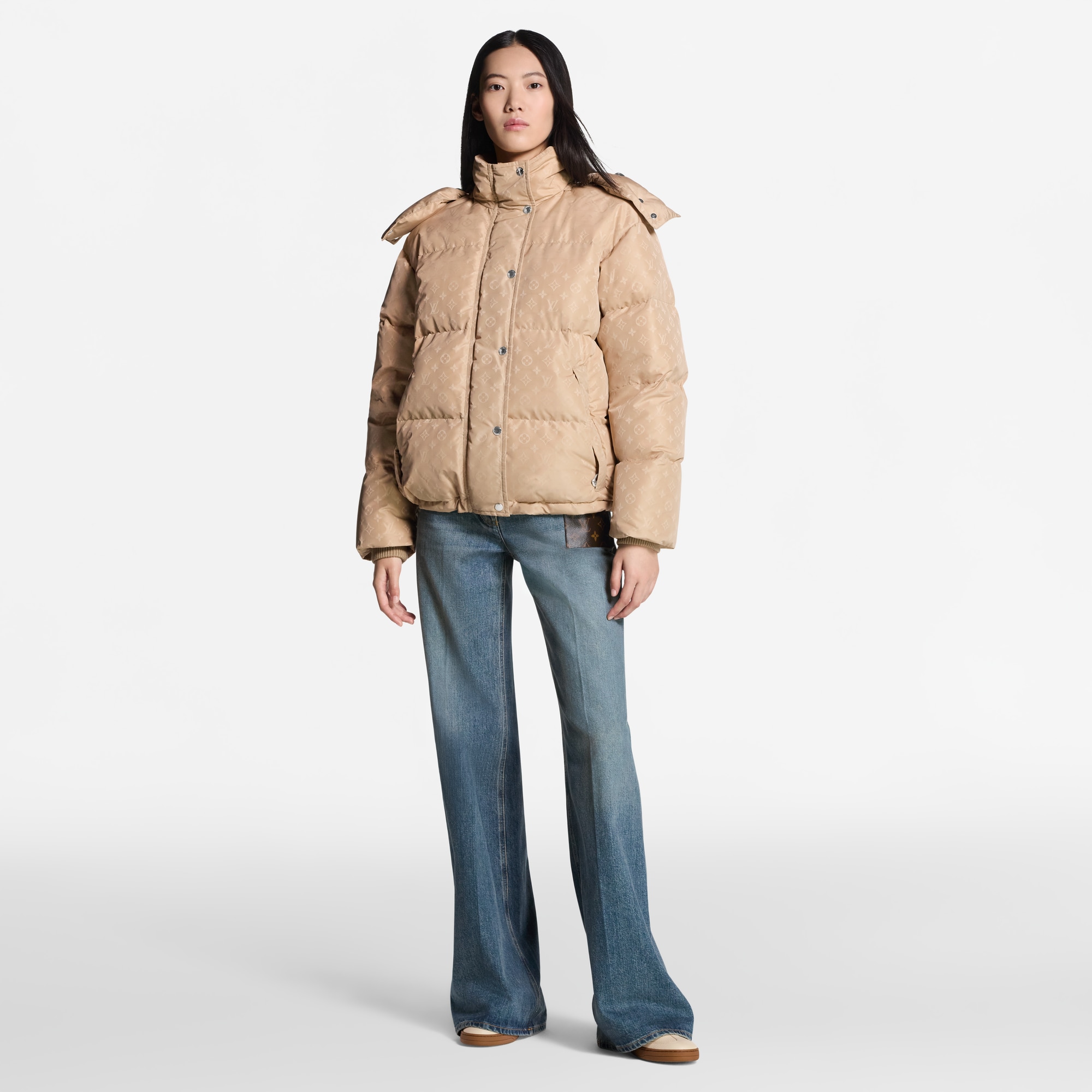 Women - Monogram Puffer Jacket  Women Ready-to-Wear Coats and Jackets | LOUIS VUITTON (Product zoom)