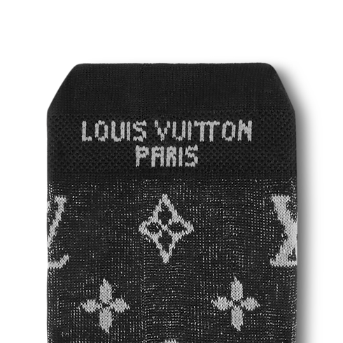 Monogram Reporter Socks other view