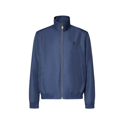 Monogram Reversible Nylon Tracktop front view