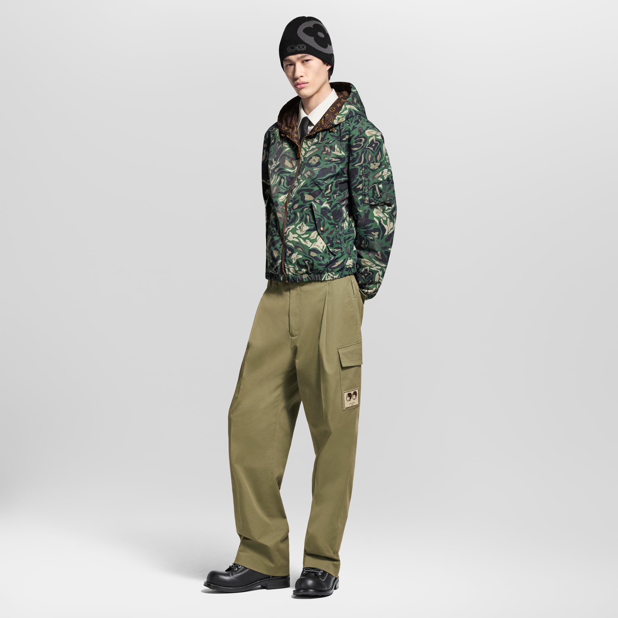 Men - Monogram Reversible Windbreaker  Men Ready-to-Wear Outerwear and Coats | LOUIS VUITTON (Product zoom)