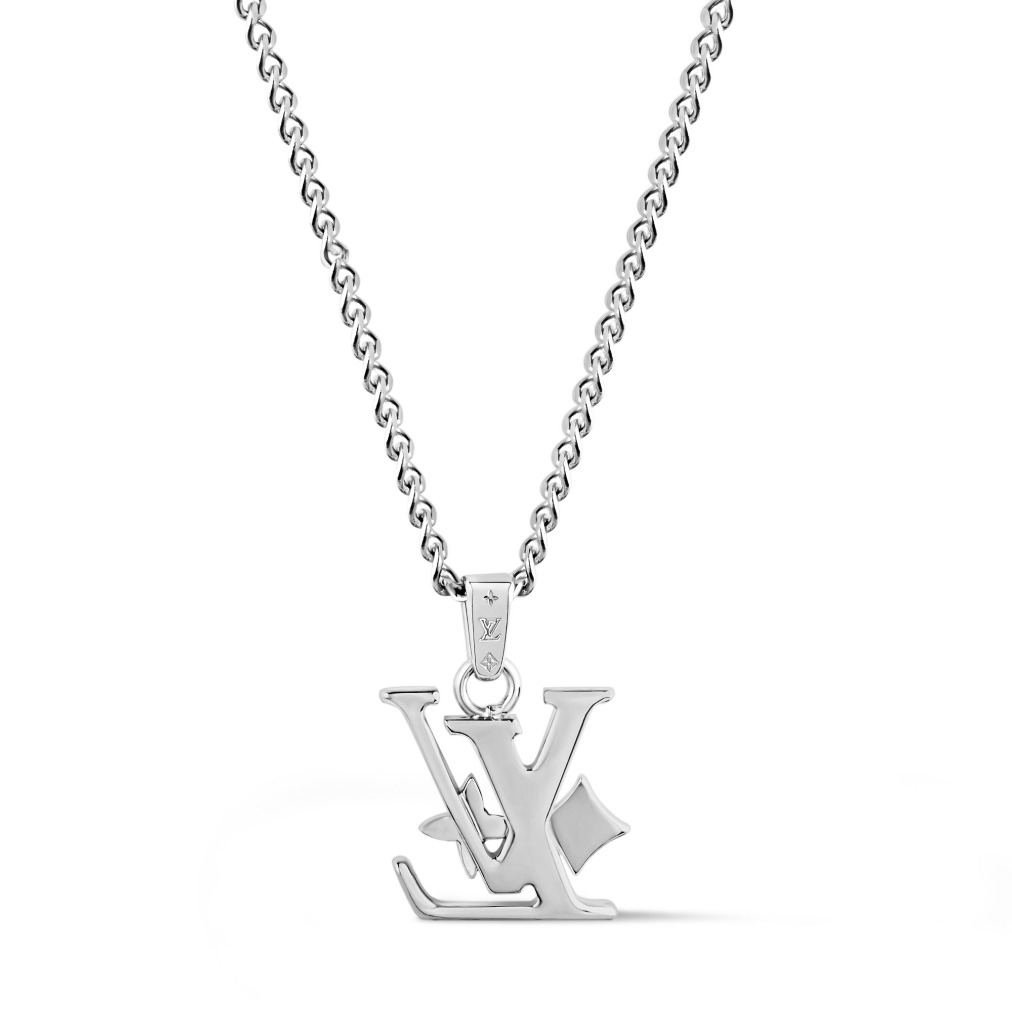 Men - Monogram Row Pendant S00 Men Fashion Jewellery Necklaces and Pendants | LOUIS VUITTON (Product zoom)