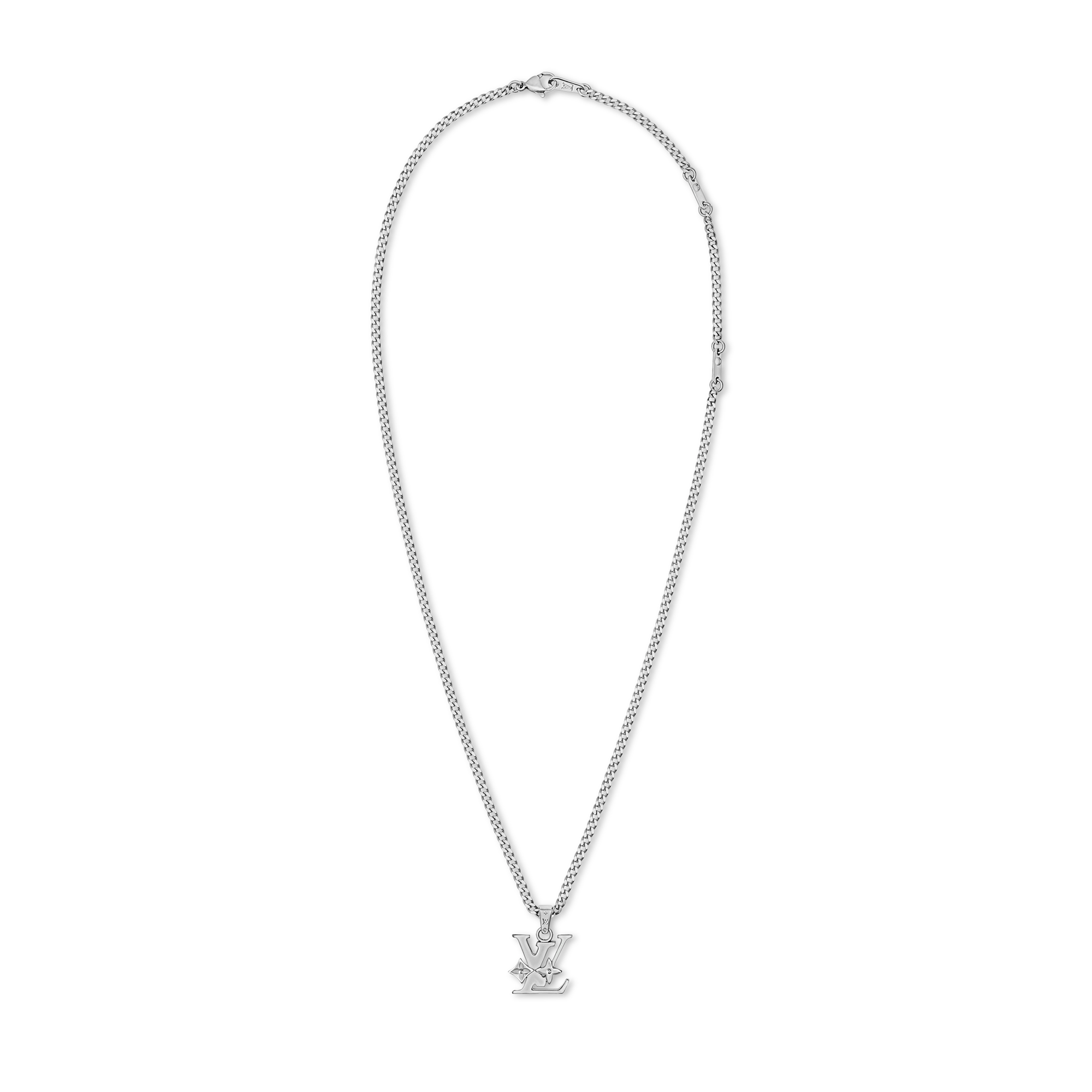 Men - Monogram Row Pendant S00 Men Fashion Jewellery Necklaces and Pendants | LOUIS VUITTON (Product zoom)