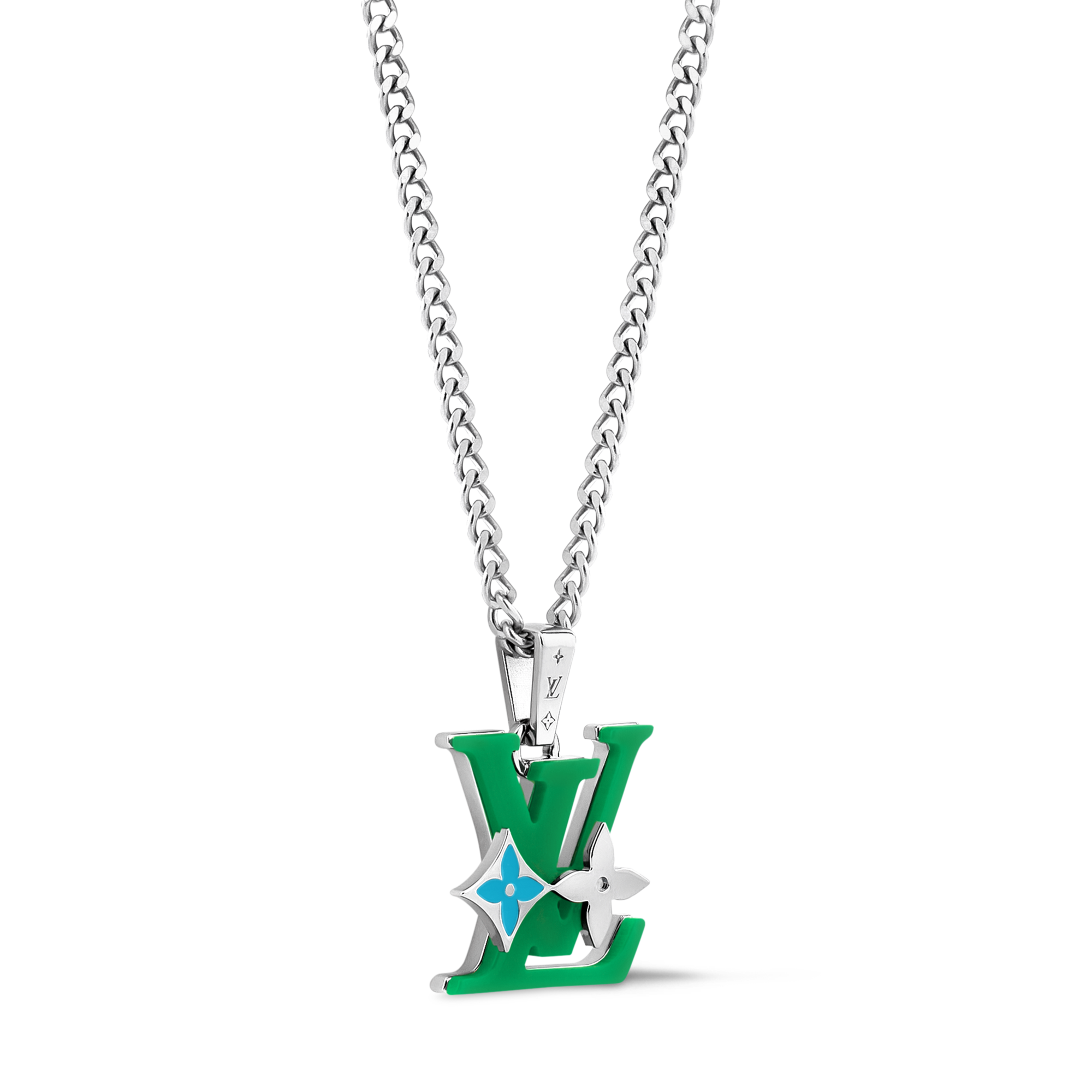 Men - Monogram Row Pendant S00 Men Fashion Jewellery Necklaces and Pendants | LOUIS VUITTON (Product zoom)