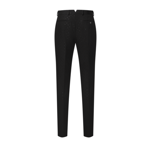 Men - Monogram Satin Cigarette Trousers Men Ready-to-Wear All Ready-to-Wear | LOUIS VUITTON (Product zoom)