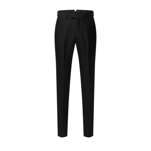 Men - Monogram Satin Cigarette Trousers Men Ready-to-Wear All Ready-to-Wear | LOUIS VUITTON (Product zoom)