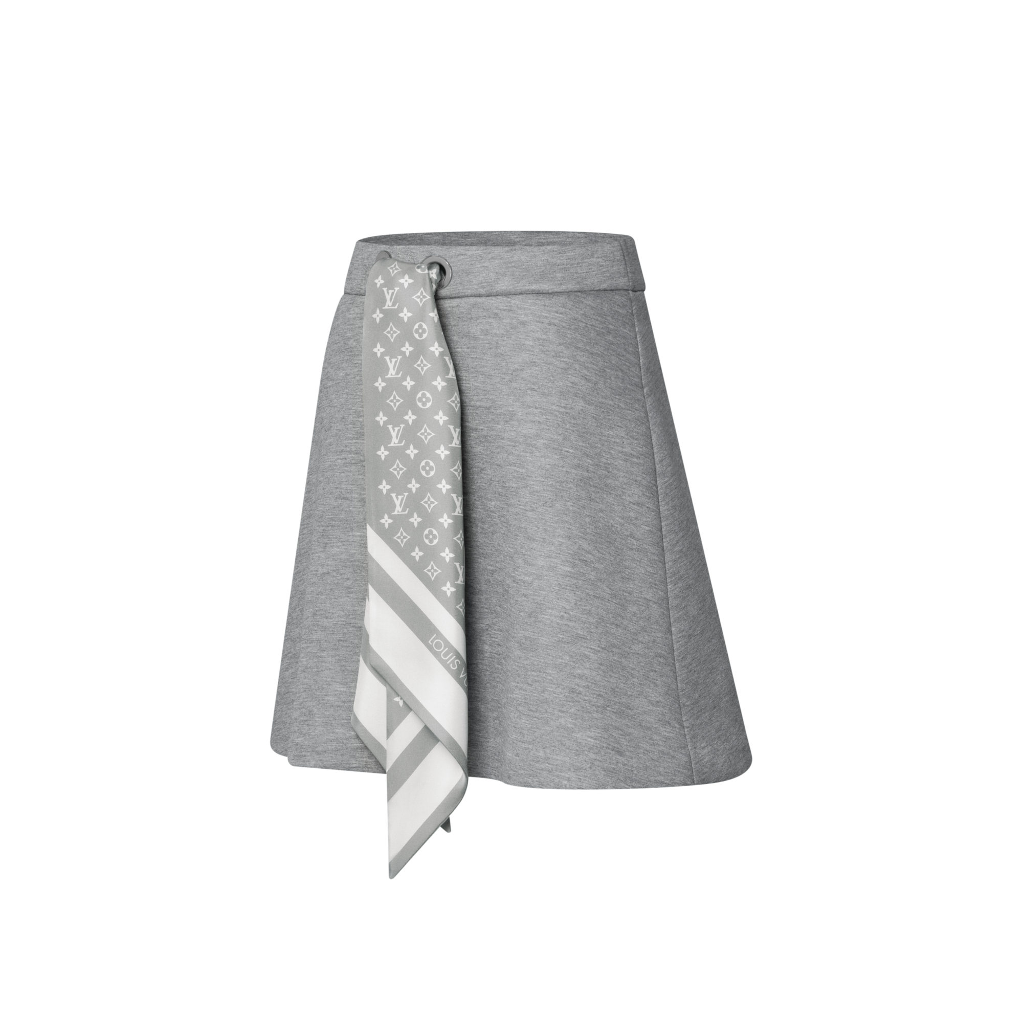 Women - Monogram Scarf Mini Skirt  Women Ready-to-Wear Skirts and Shorts | LOUIS VUITTON (Product zoom)