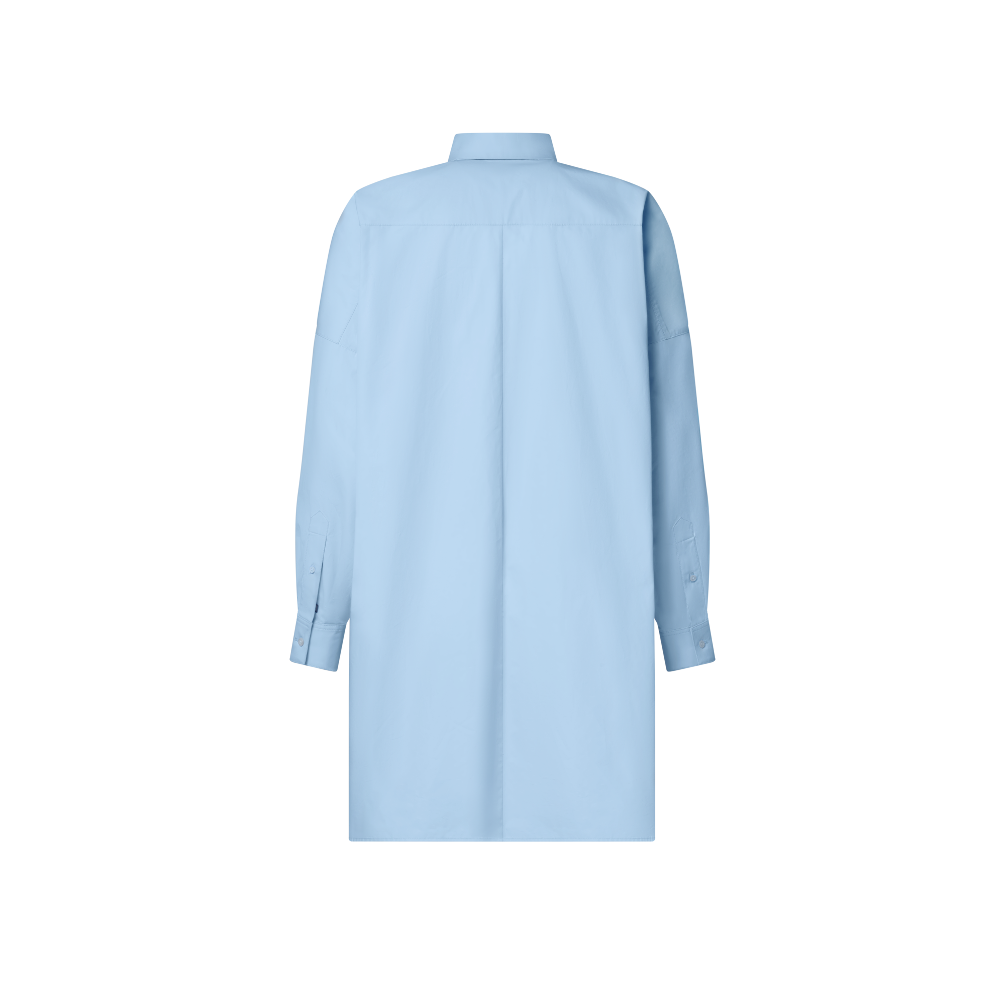 Women - Monogram Scarf Shirt Dress  Women Ready-to-Wear Dresses | LOUIS VUITTON (Product zoom)