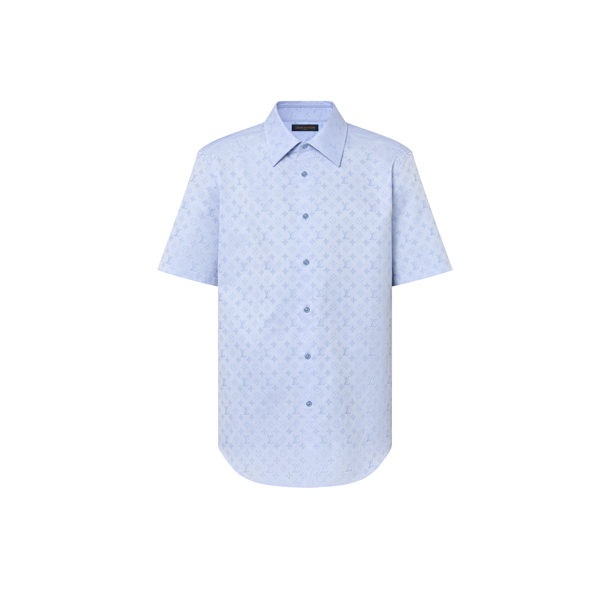 Men - Monogram Short-Sleeved Shirt  Men Ready-to-Wear Shirts | LOUIS VUITTON (Product zoom)