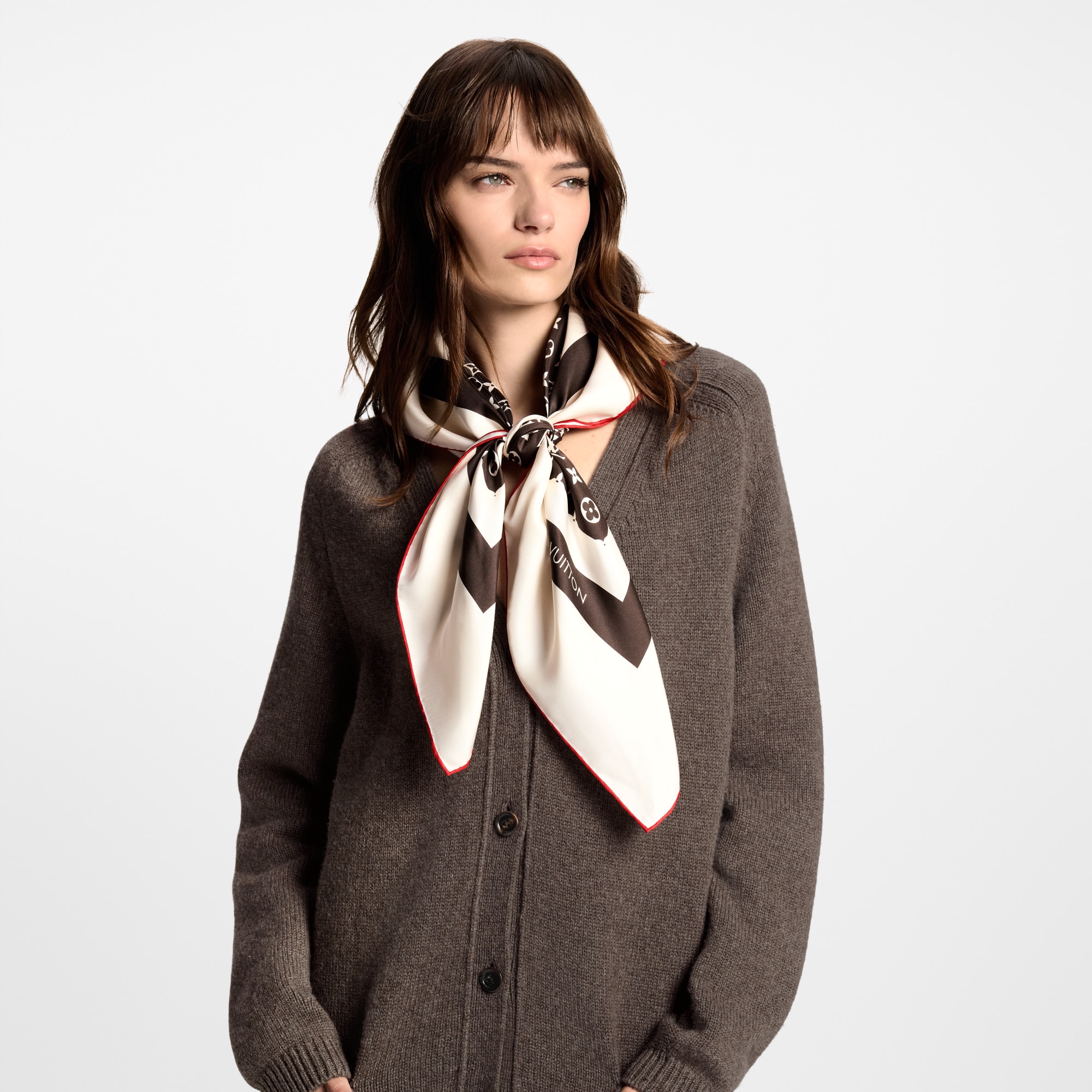 Women - Monogram Silhouette Square 70 S00 Women Accessories Silk Squares and Bandeaux | LOUIS VUITTON (Product zoom)