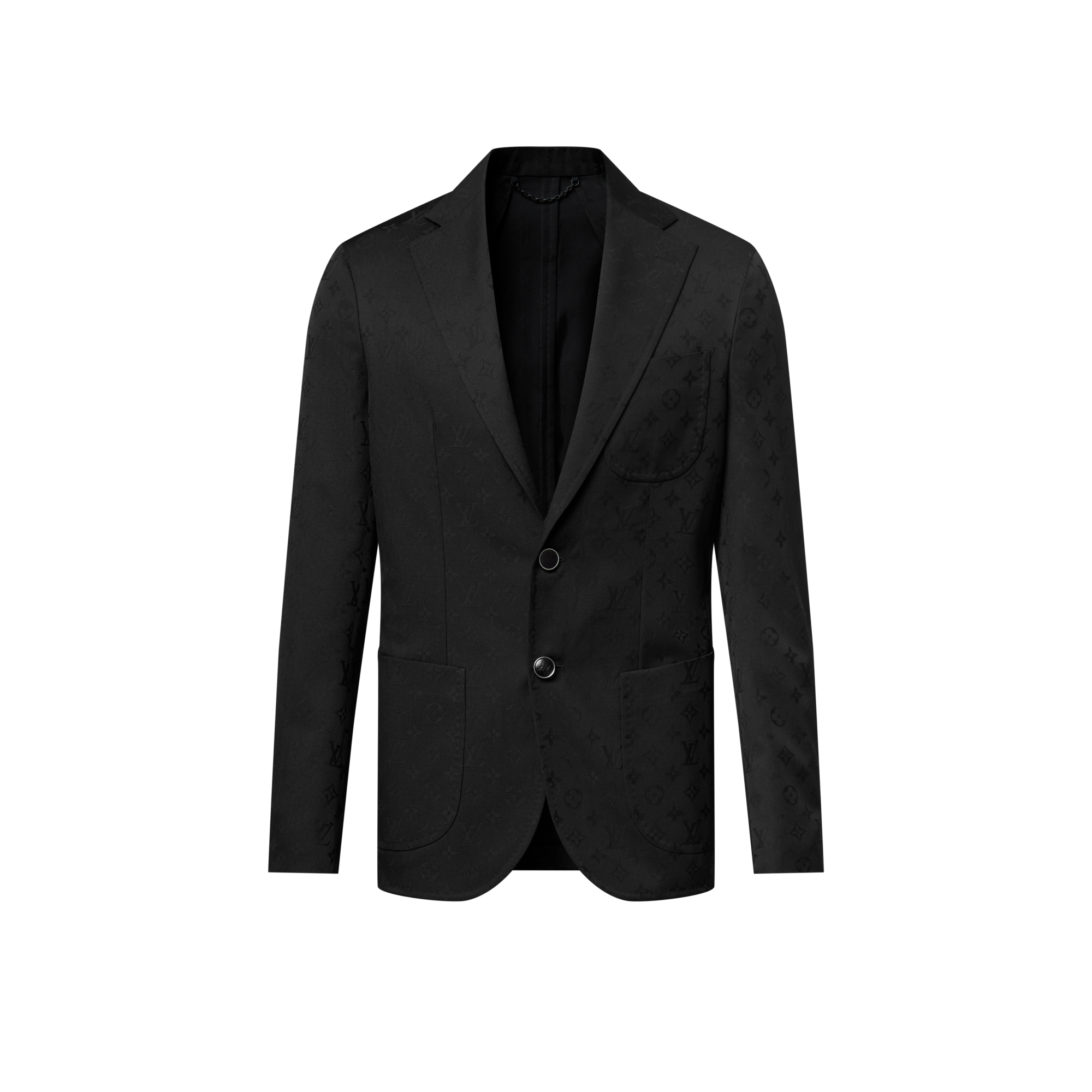 Men - Monogram Single-Breasted Napolitana Jacket  Men Ready-to-Wear Blazers and Jackets | LOUIS VUITTON (Product zoom)