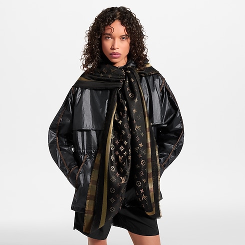 Women - Monogram So Shine Shawl S00 Women Accessories Shawls | LOUIS VUITTON (Product zoom)