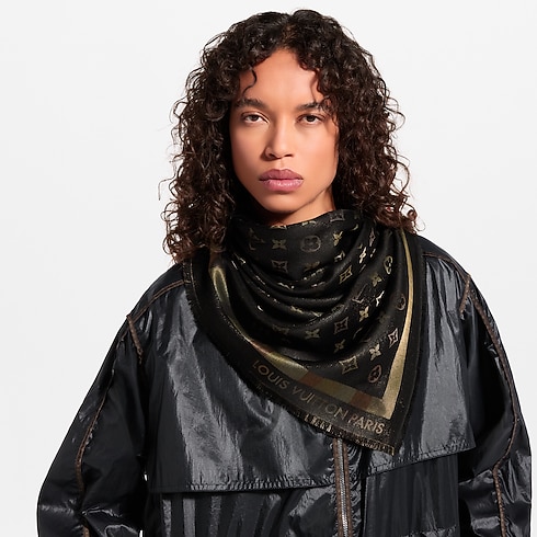 Women - Monogram So Shine Shawl S00 Women Accessories Shawls | LOUIS VUITTON (Product zoom)