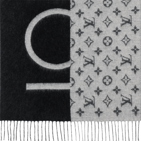 Men - Monogram Split Scarf S00 Men Accessories Scarves | LOUIS VUITTON (Product zoom)