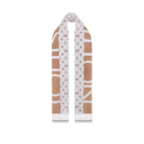 Men - Monogram Split Scarf S00 Men Accessories Scarves | LOUIS VUITTON (Product zoom)