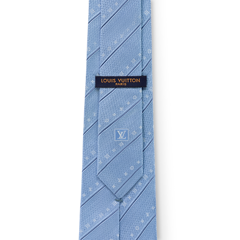 Men - Monogram Stripes Tie S00 Men Accessories Ties and Pocket Squares | LOUIS VUITTON (Product zoom)