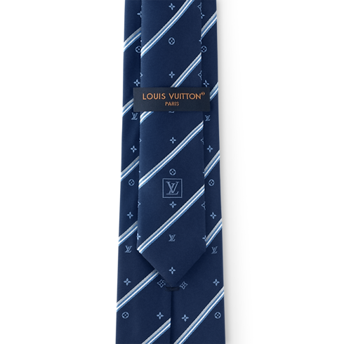 Men - Monogram Stripes Tie S00 Men Accessories Ties and Pocket Squares | LOUIS VUITTON (Product zoom)