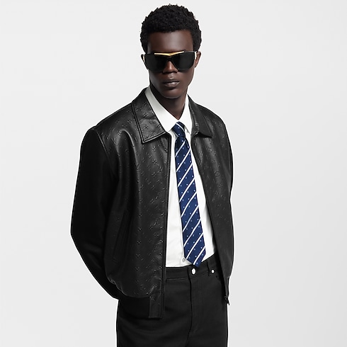 Men - Monogram Stripes Tie S00 Men Accessories Ties and Pocket Squares | LOUIS VUITTON (Product zoom)