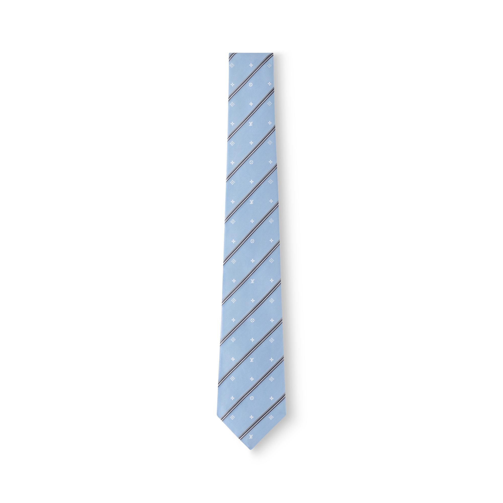Men - Monogram Stripes Tie S00 Men Accessories Ties and Pocket Squares | LOUIS VUITTON (Product zoom)