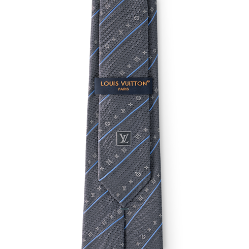 Men - Monogram Stripes Tie S00 Men Accessories Ties and Pocket Squares | LOUIS VUITTON (Product zoom)
