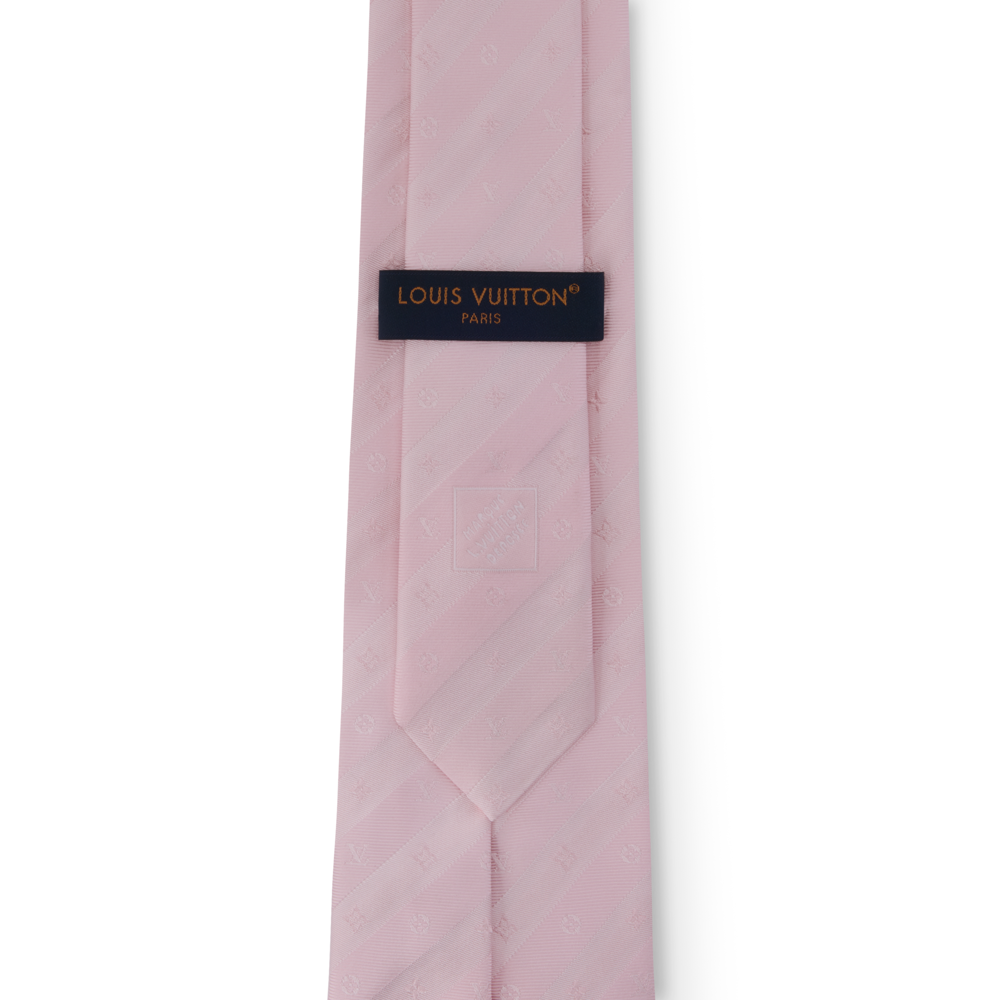 Men - Monogram Stripy Tie S00 Men Accessories Ties and Pocket Squares | LOUIS VUITTON (Product zoom)