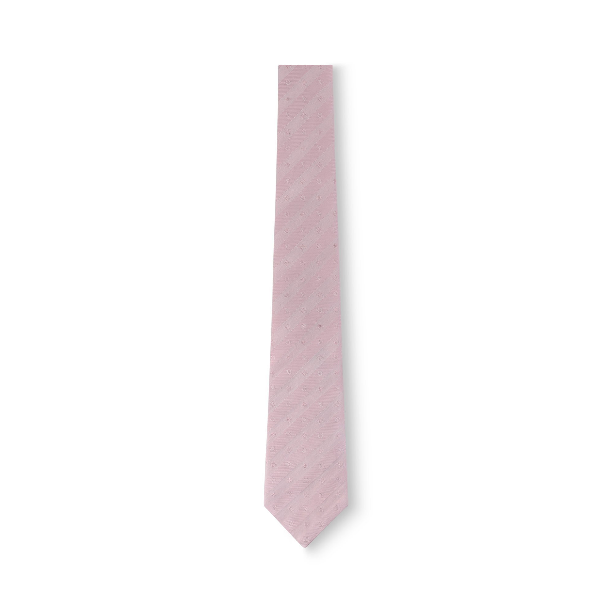 Men - Monogram Stripy Tie S00 Men Accessories Ties and Pocket Squares | LOUIS VUITTON (Product zoom)