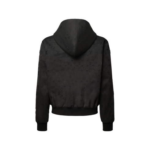 Monogram Surplus Embellished Hooded Blouson back view