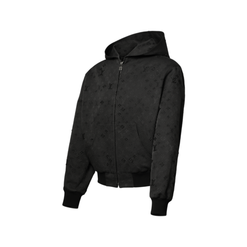 Monogram Surplus Embellished Hooded Blouson side view