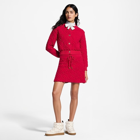 Women - Monogram Towelling Cardigan Women Ready-to-Wear Tops and Shirts | LOUIS VUITTON (Product zoom)