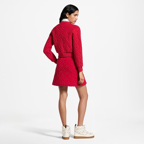 Women - Monogram Towelling Mini Skirt Women Ready-to-Wear Skirts | LOUIS VUITTON (Product zoom)