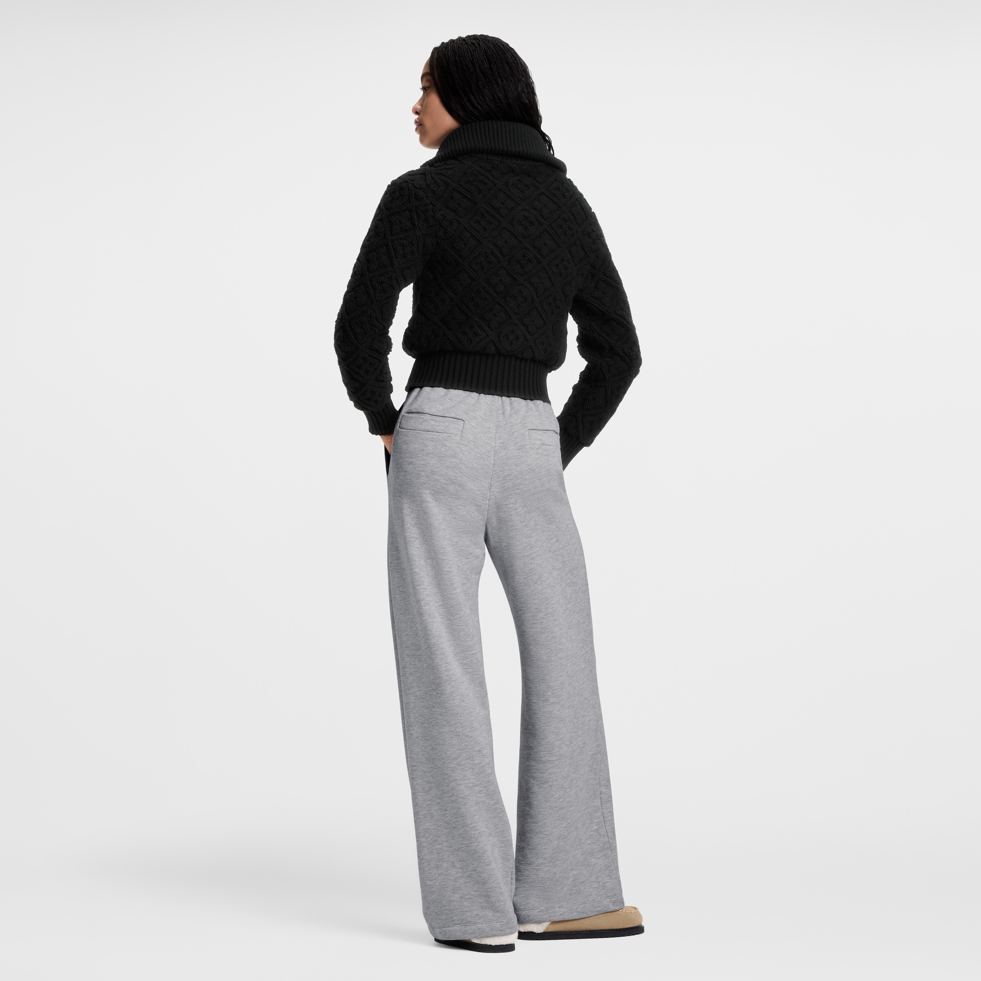 Women - Monogram Towelling Zip-Up Jacket  Women Ready-to-Wear Knitwear | LOUIS VUITTON (Product zoom)