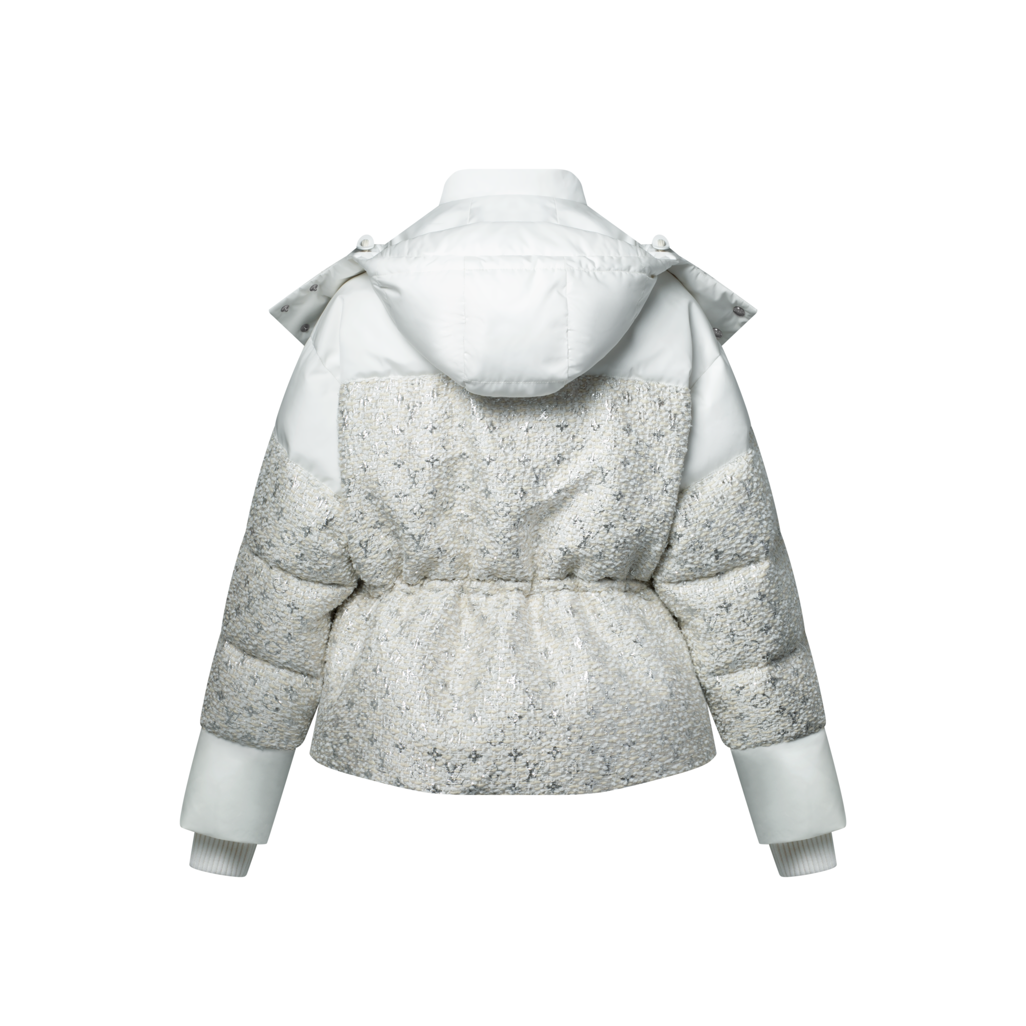 Women - Monogram Tweed Puffer Jacket  Women Ready-to-Wear Coats and Jackets | LOUIS VUITTON (Product zoom)