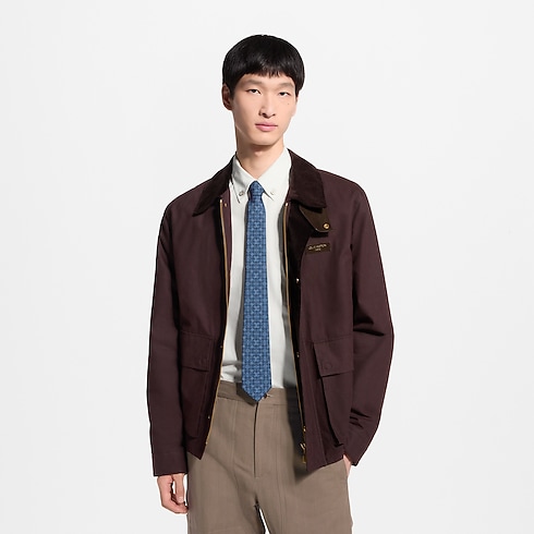 Men - Monogram Windowpane Tie S00 Men Accessories All Accessories | LOUIS VUITTON (Product zoom)