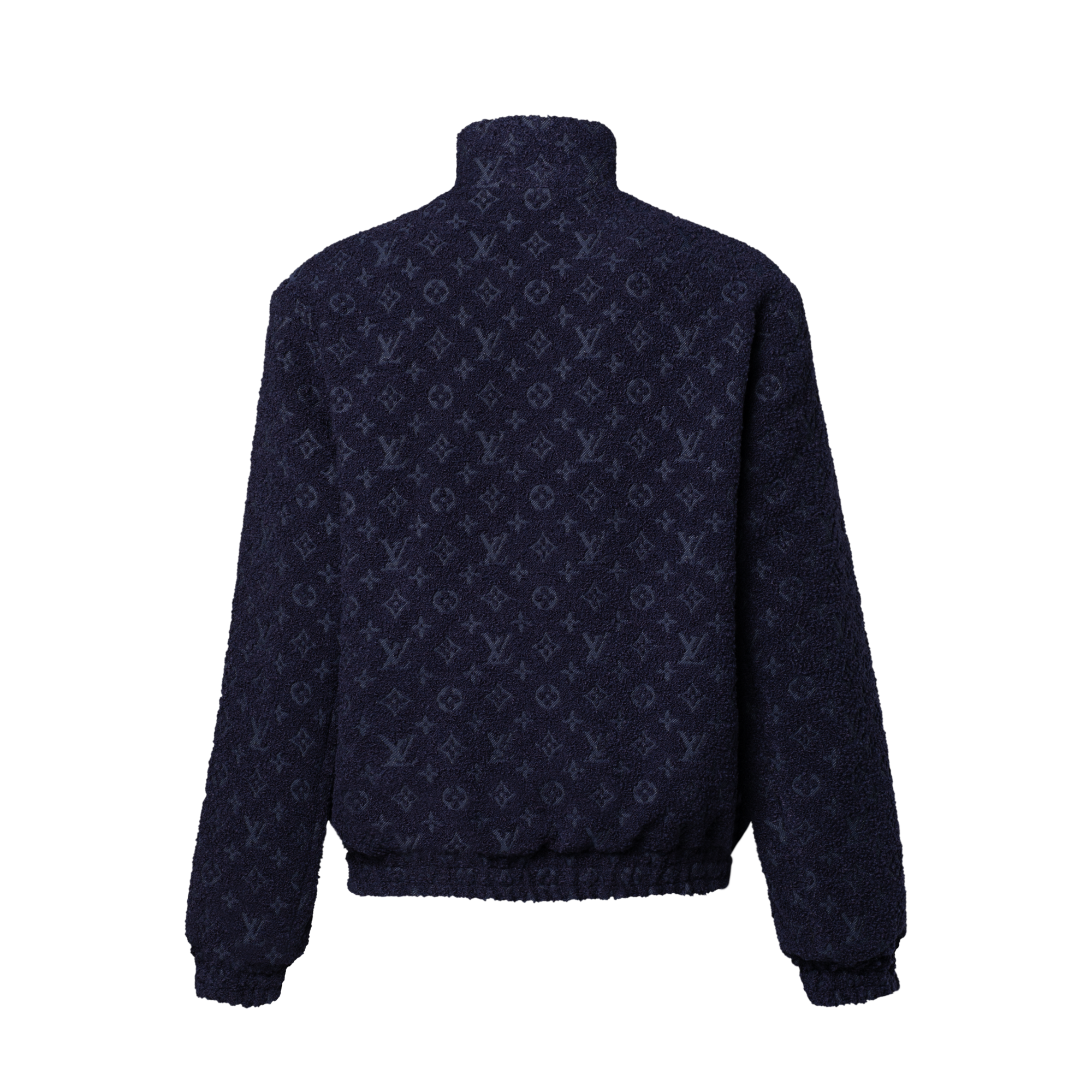 Men - Monogram Wool Bouclette Zipped Blouson  Men Ready-to-Wear Outerwear and Coats | LOUIS VUITTON (Product zoom)