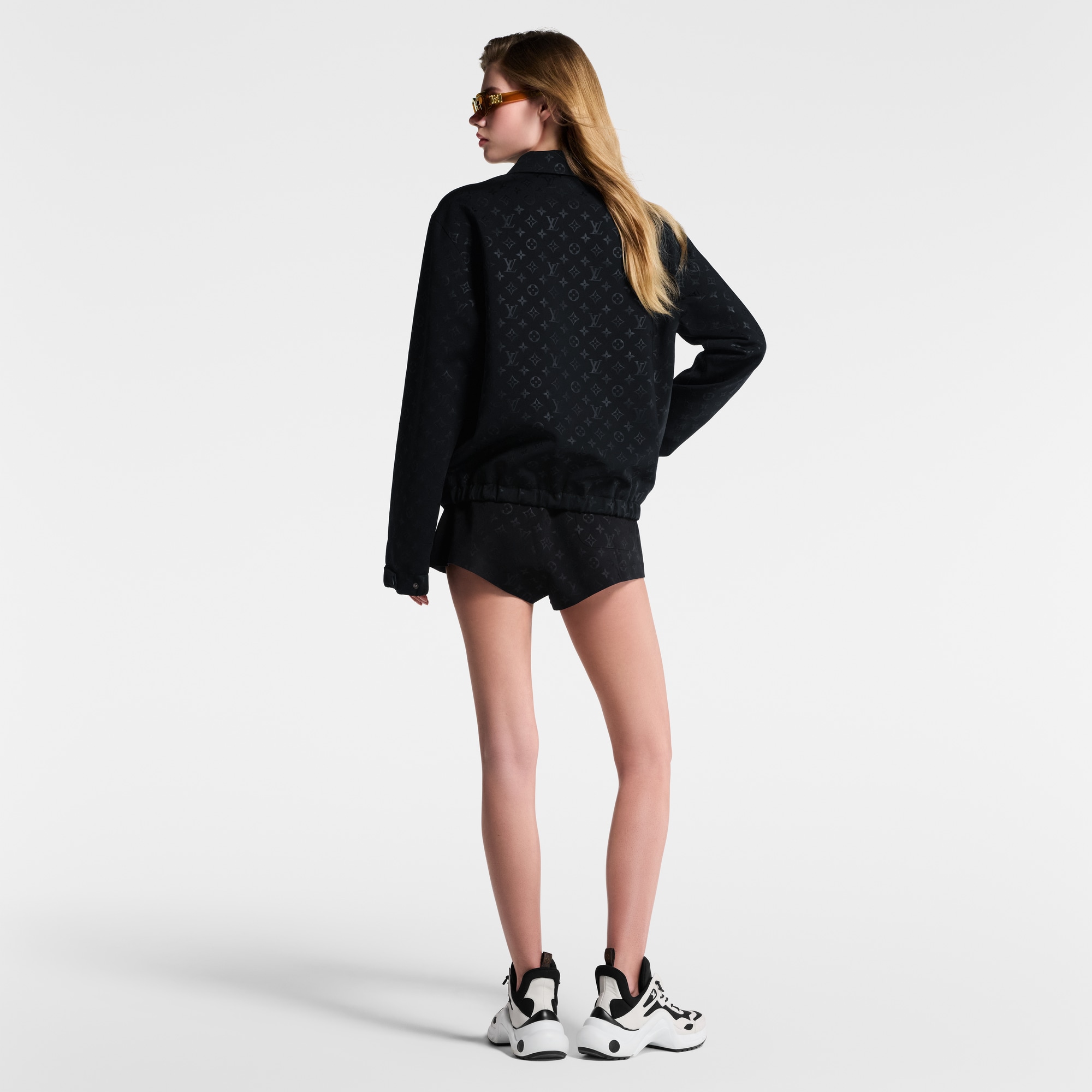 Women - Monogram Zip-Up Jacket  Women Ready-to-Wear Coats and Jackets | LOUIS VUITTON (Product zoom)