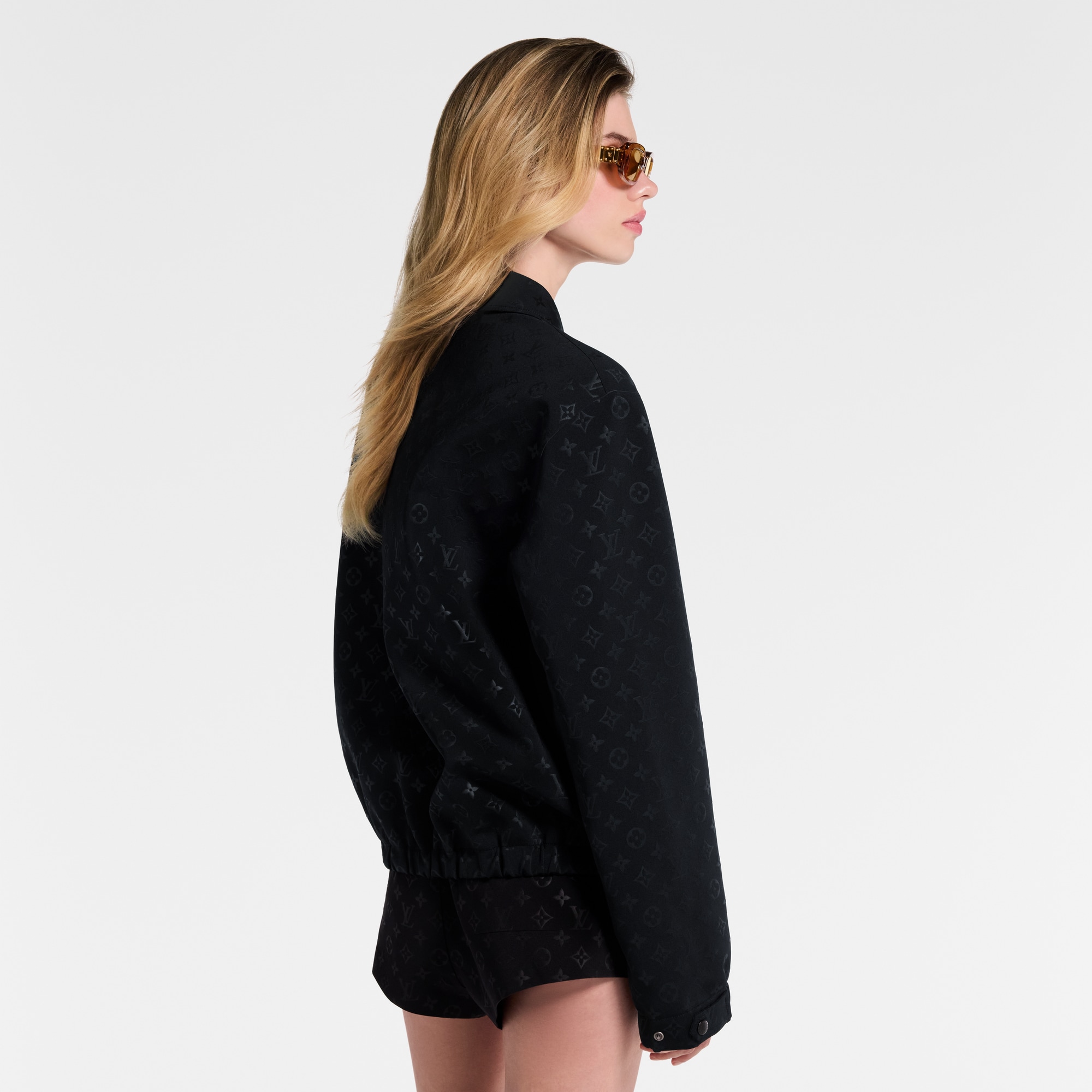 Women - Monogram Zip-Up Jacket  Women Ready-to-Wear Coats and Jackets | LOUIS VUITTON (Product zoom)