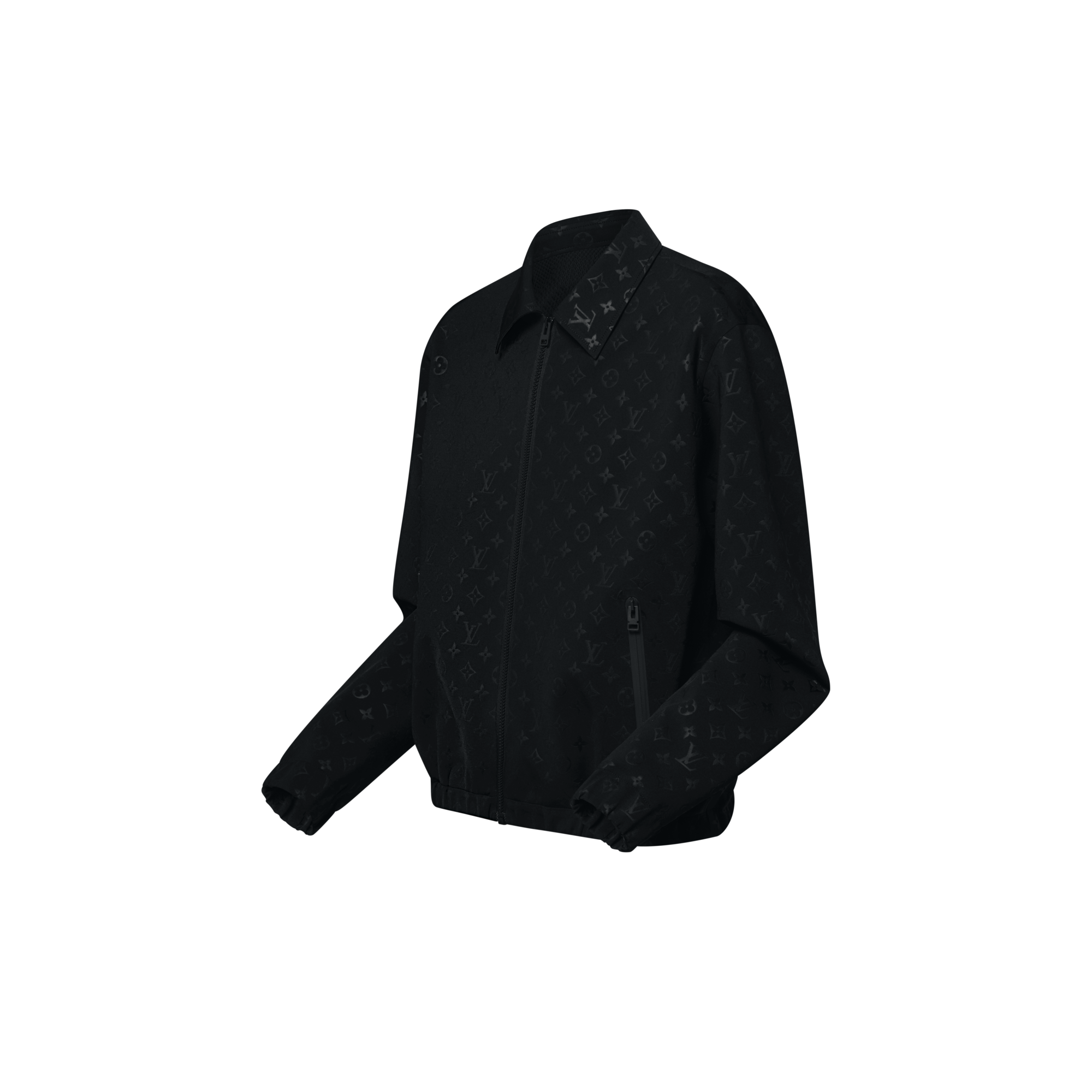 Women - Monogram Zip-Up Jacket  Women Ready-to-Wear Coats and Jackets | LOUIS VUITTON (Product zoom)