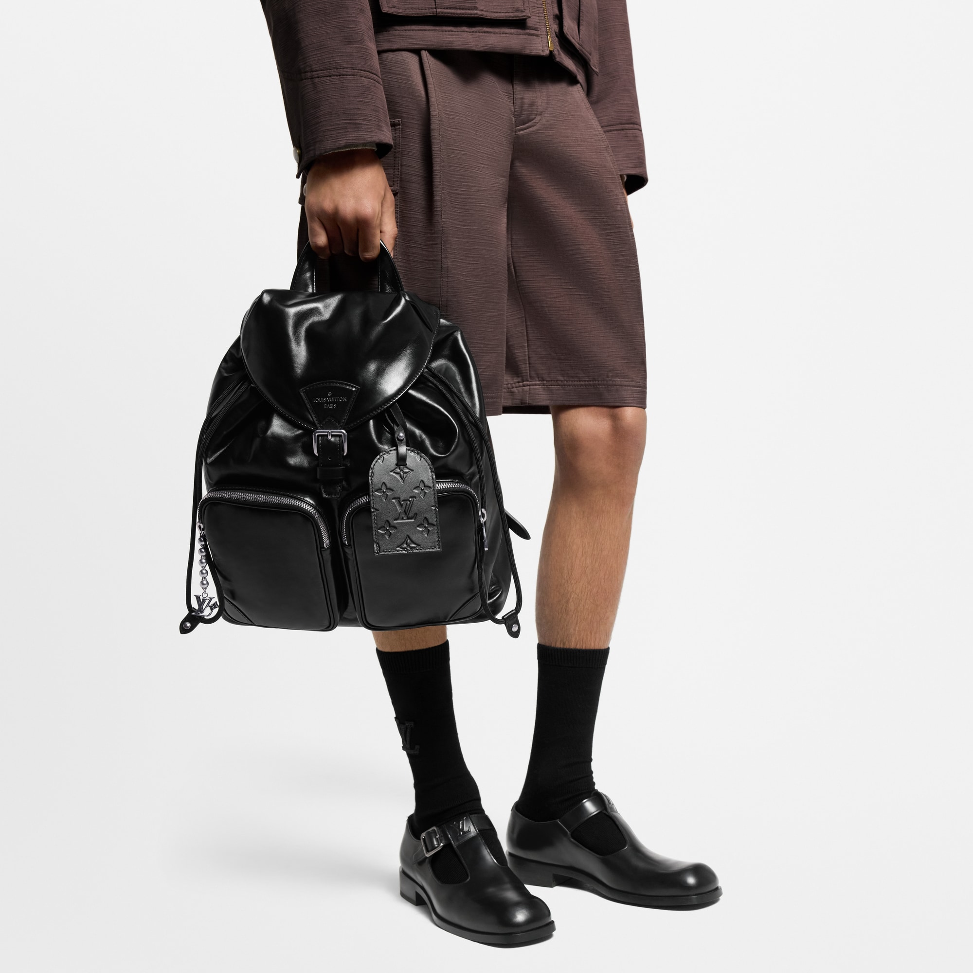 Bags and Small Leather Goods - Montsouris Cargo Backpack Other Leathers Bags and Small Leather Goods Men