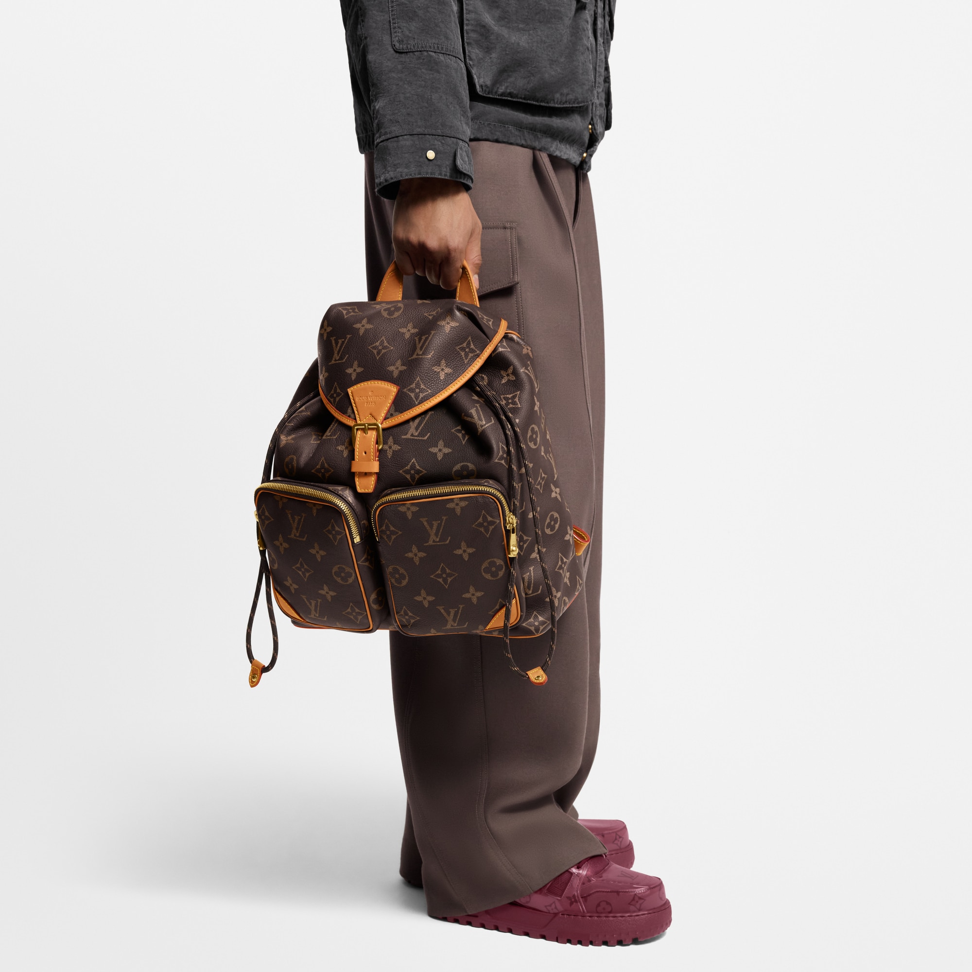 Bags and Small Leather Goods - Montsouris Cargo Backpack autres_cuirs_monogram Bags and Small Leather Goods Men