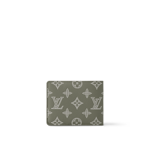 Bags and Small Leather Goods - Multiple Wallet Monogram Shadow Leather Bags and Small Leather Goods Men's Small Leather Goods Compact & Long Wallets | LOUIS VUITTON (Product zoom)