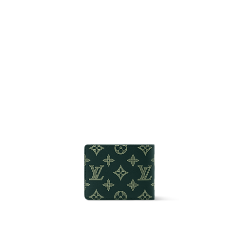 Bags and Small Leather Goods - Multiple Wallet Monogram Shadow Leather Bags and Small Leather Goods Men's Small Leather Goods Compact & Long Wallets | LOUIS VUITTON (Product zoom)