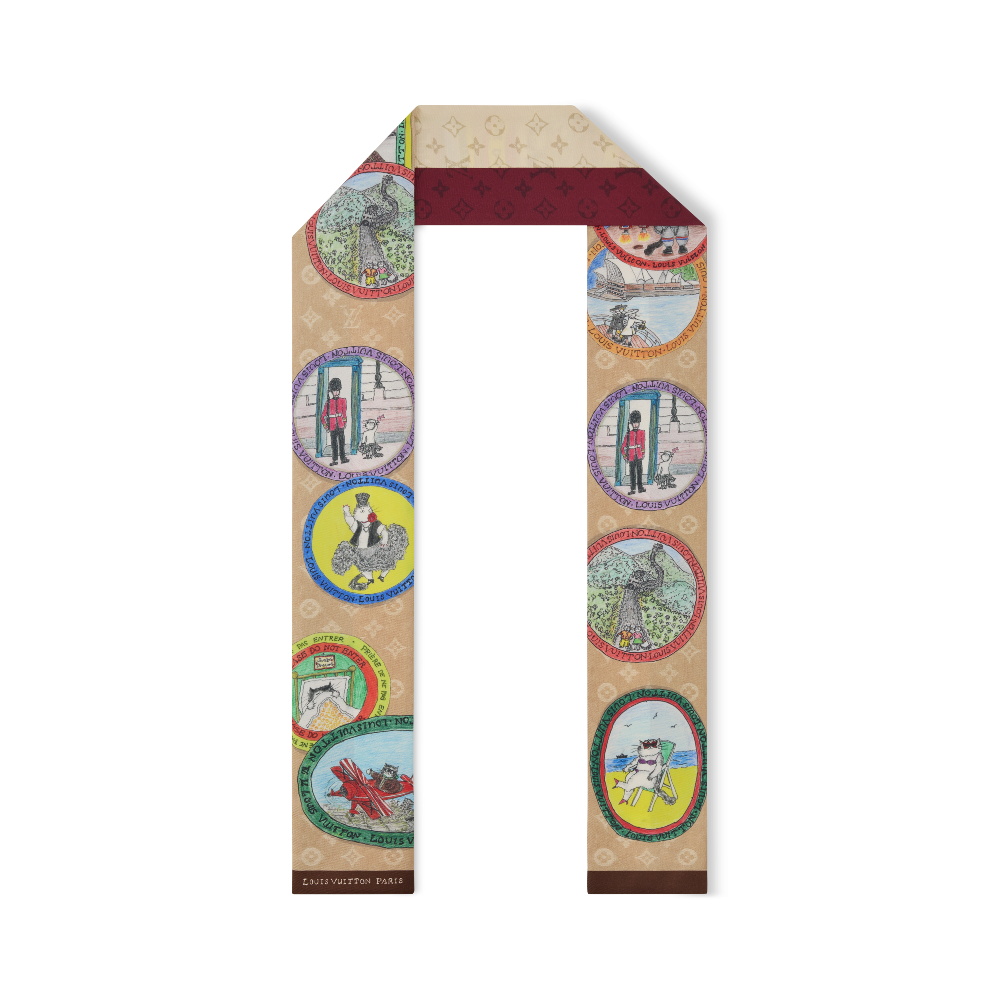 Women - My LV Trunk Bandeau S00 Women Accessories Silk Squares and Bandeaux | LOUIS VUITTON (Product zoom)