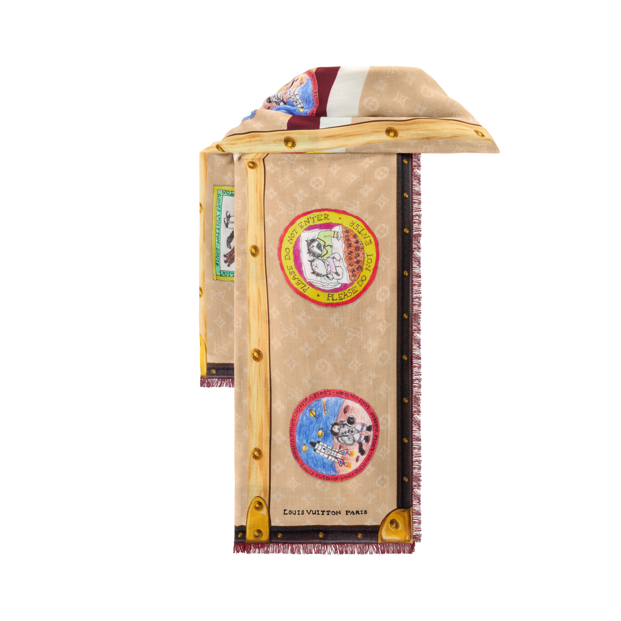 Women - My LV Trunk Stole S00 Women Accessories Shawls and Stoles | LOUIS VUITTON (Product zoom)