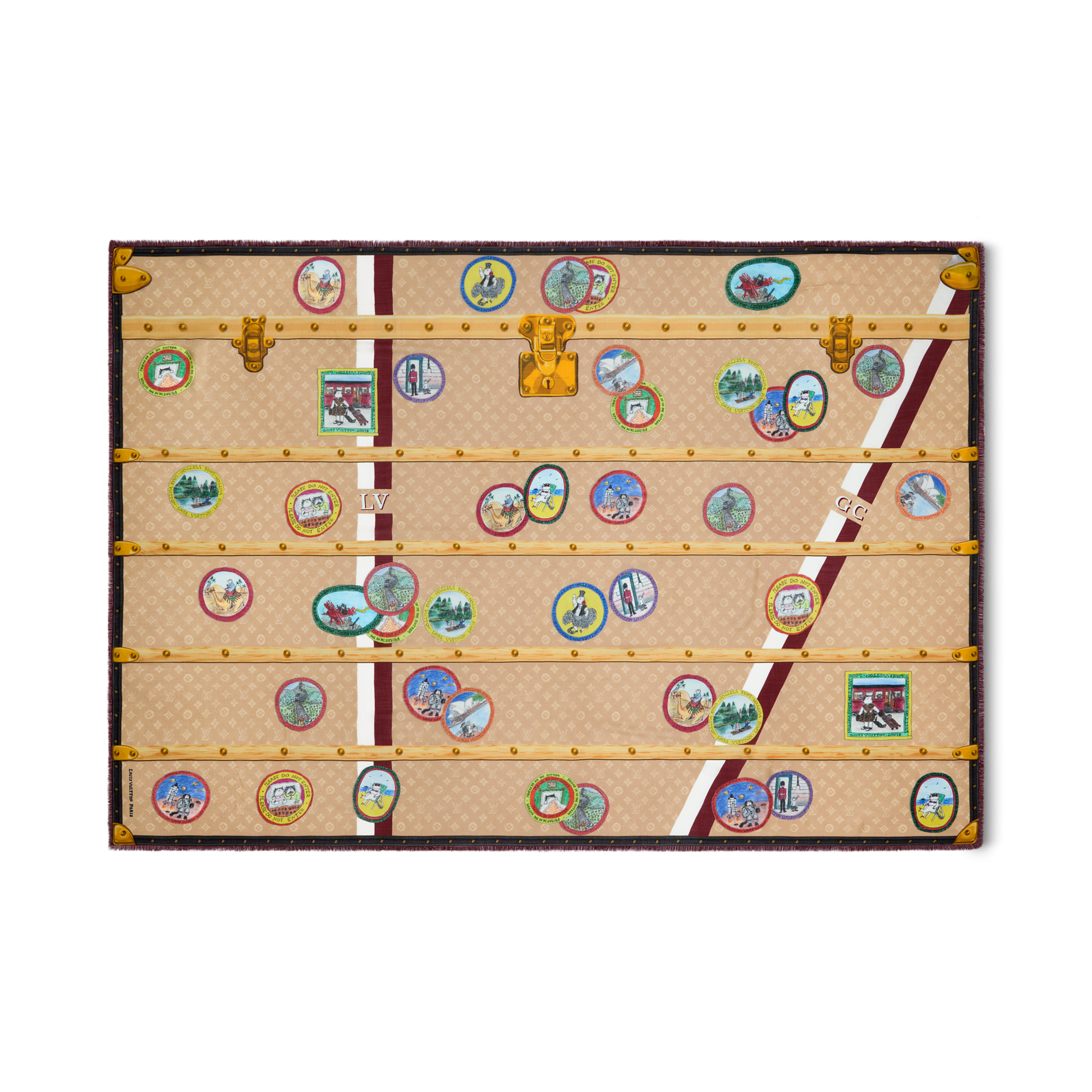 Women - My LV Trunk Stole S00 Women Accessories Shawls and Stoles | LOUIS VUITTON (Product zoom)