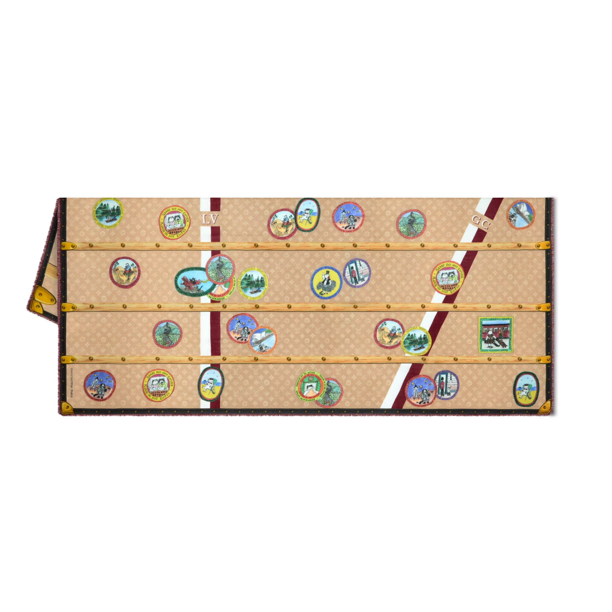 Women - My LV Trunk Stole S00 Women Accessories Shawls and Stoles | LOUIS VUITTON (Product zoom)