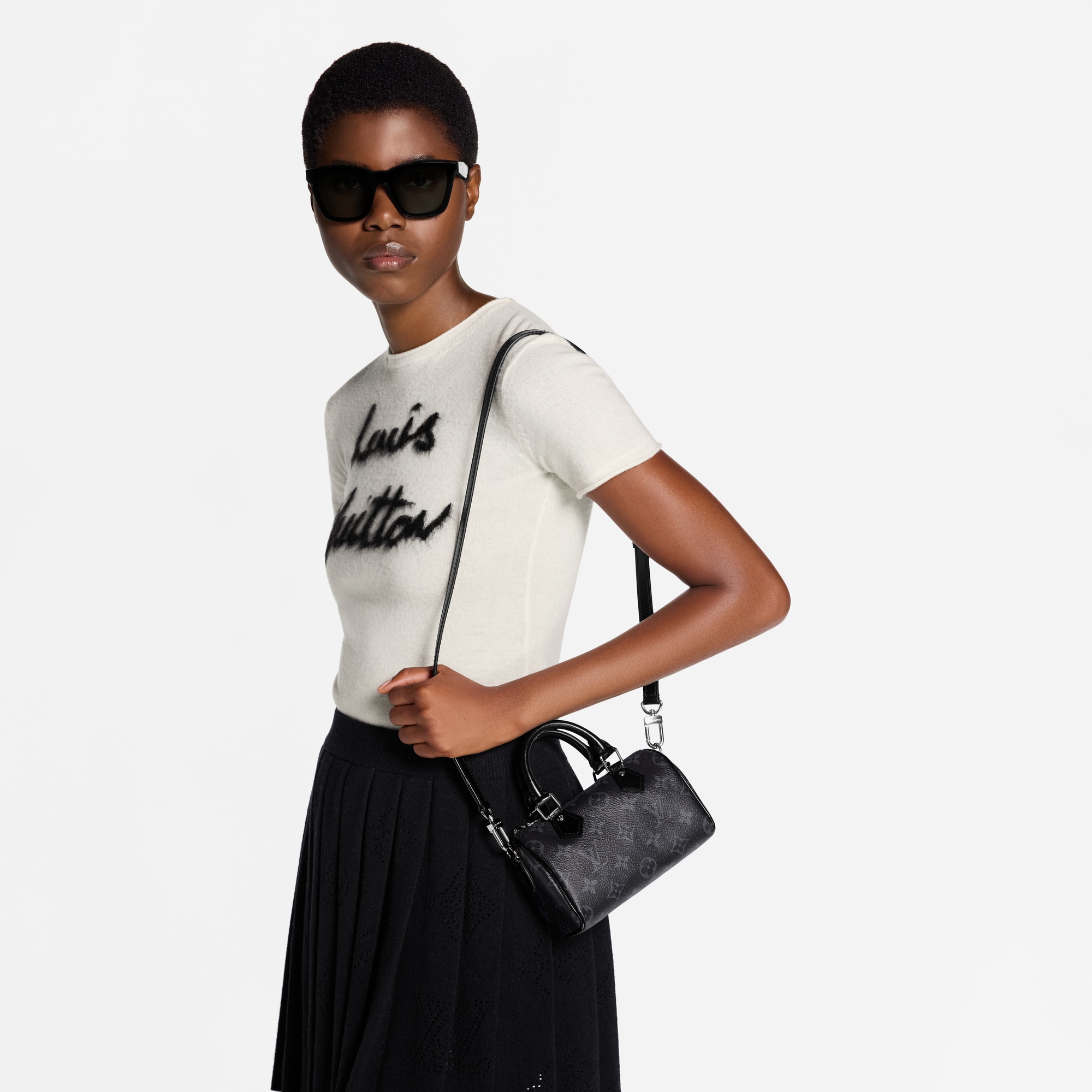 Women - Nano Speedy Bag Monogram Eclipse Women Wallets and Small Leather Goods Wallets on Chain and Mini Bags | LOUIS VUITTON (Product zoom)